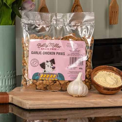 Betty Miller Grain Free Garlic & Chicken (400gr)